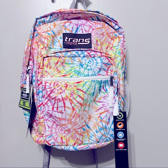 Jansport Bags Nwt Trans By Jansport Supermax Tiedizzle Poshmark
